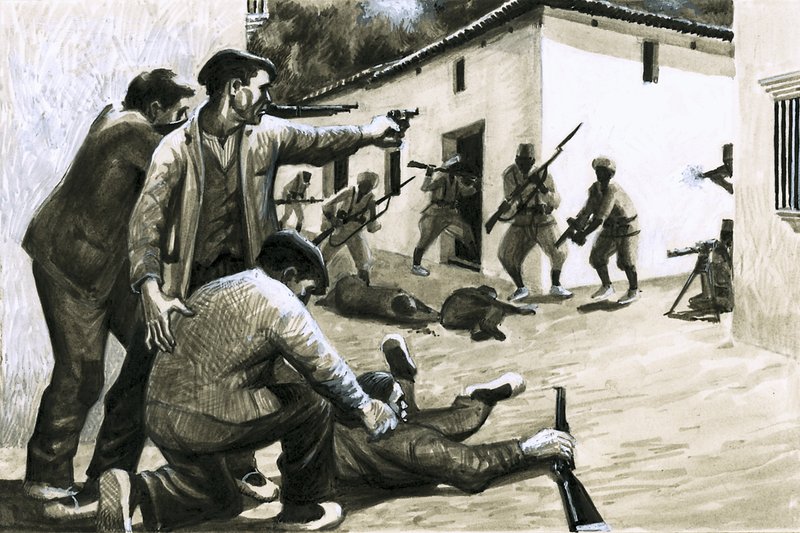 Soldats de la guerre civile espagnole - Eric Parker
