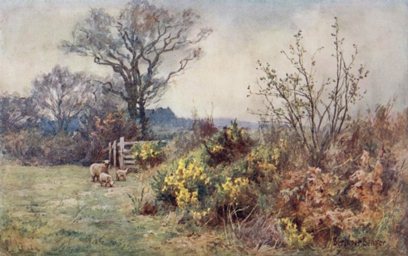 Le Champ et le Troupeau - Ernest Benger or Berenger