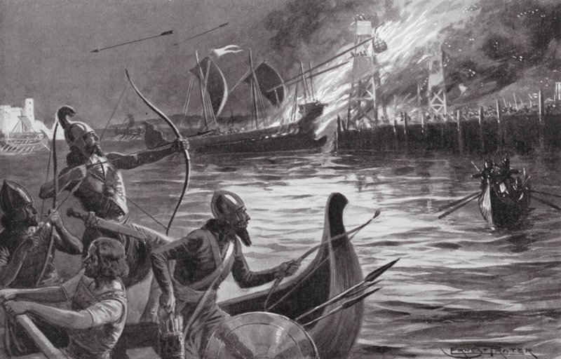 Siège de Tyr par Alexandre le Grand - Ernest (after) Prater
