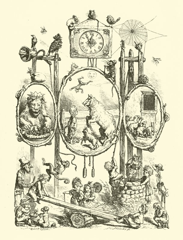 Comptines nationales, Frontispice - Ernest Henry Griset