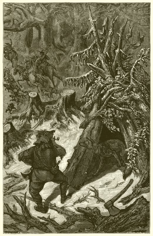 Le Renard et le Paysan - Ernest Henry Griset