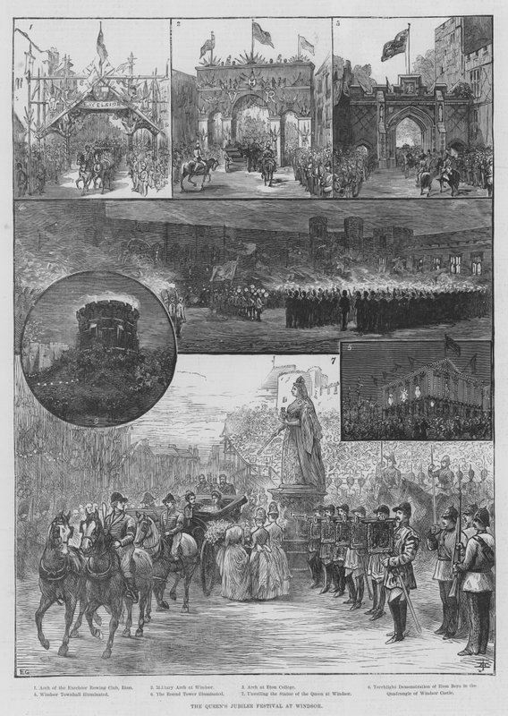 Le Festival du Jubilé de la Reine à Windsor - Ernest Henry Griset