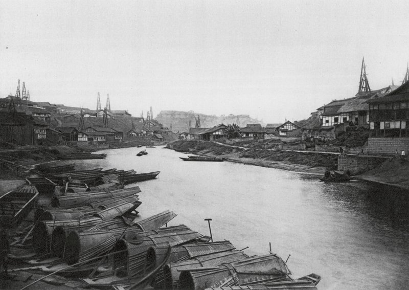 Tzeliutsing, Szechuan, Le quartier industriel des puits de sel - Ernst Boerschmann