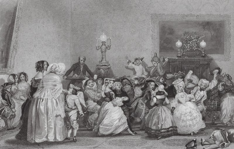Bal de fantaisie juvénile, Paris - Eugene-Louis (after) Lami