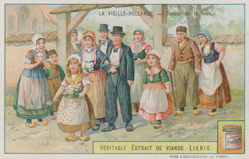 Un cortège de mariage de retour dans la vieille Hollande - European School