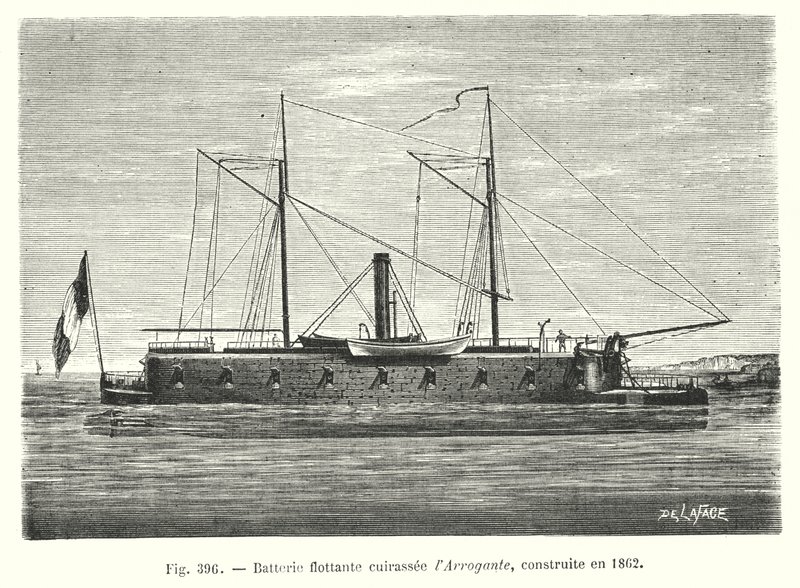 Batterie flottante cuirassée l