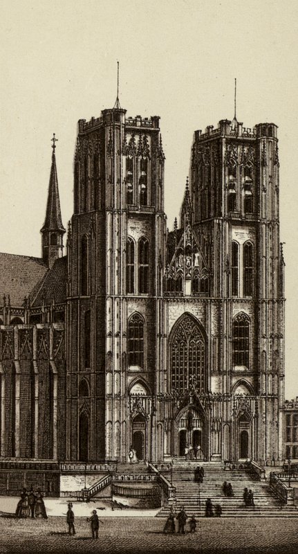 Bruxelles: Église des Saints Michel et Gudule - European School