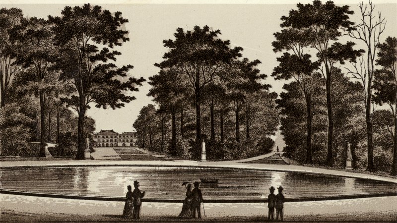 Bruxelles : Vue du parc - European School