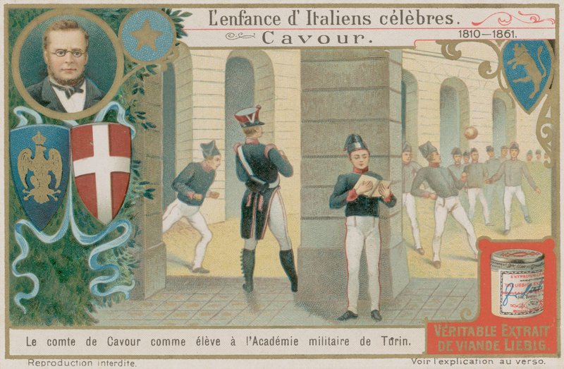 Camillo Benso, comte de Cavour, étudie à l