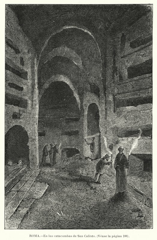 Catacombes de Saint Calliste, Rome, Italie - European School
