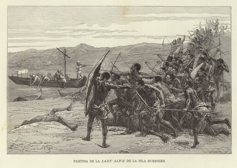 Départ de Lady Alice de l