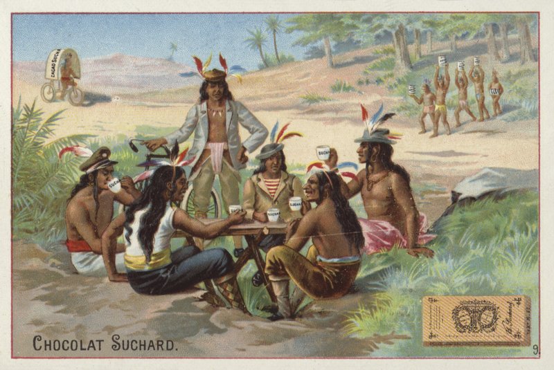 Boire du chocolat Suchard - European School