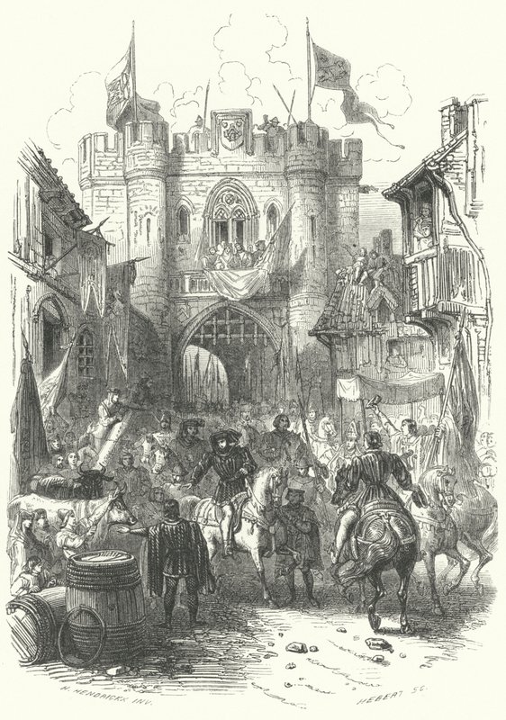 Entrée de Philippe le Hardi, Duc de Bourgogne, à Anvers - European School