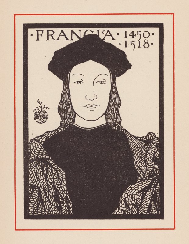 Francesco Francia, artiste italien (lithographie) - European School