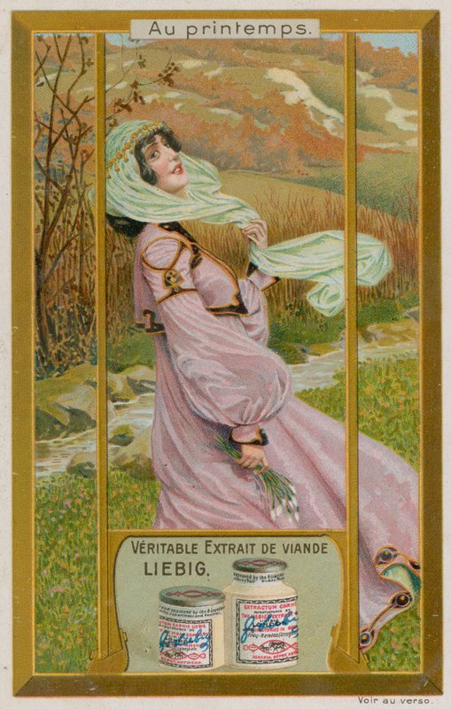 Fille avec une écharpe verte - European School