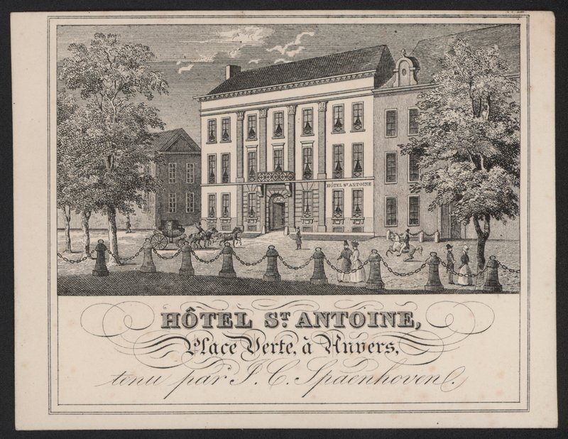 Hôtel Saint Antoine, Anvers, J C Spaenhoven - European School