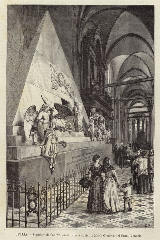 Italie - Tombe de Canova, dans l