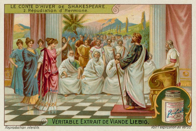 Le roi Léonte accuse la reine Hermione d