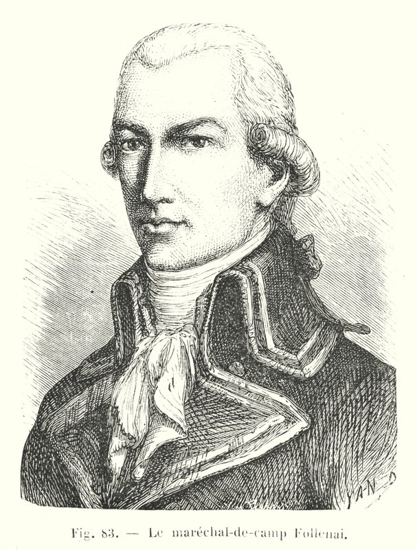 Le maréchal-de-camp Follenai (gravure) - European School