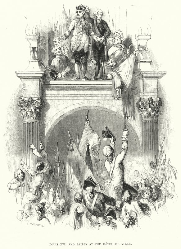 Louis XVI et Bailly à l