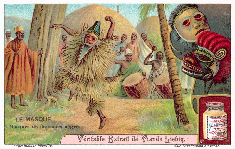 Masques de danseurs africains - European School