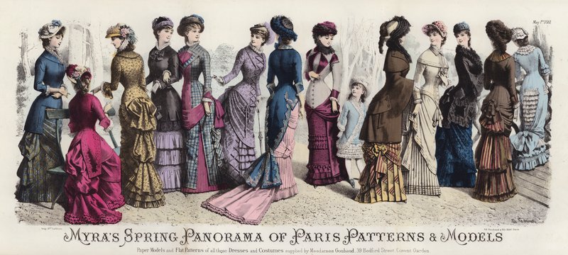 Panorama de printemps des modèles et patrons de Paris de Myra - European School