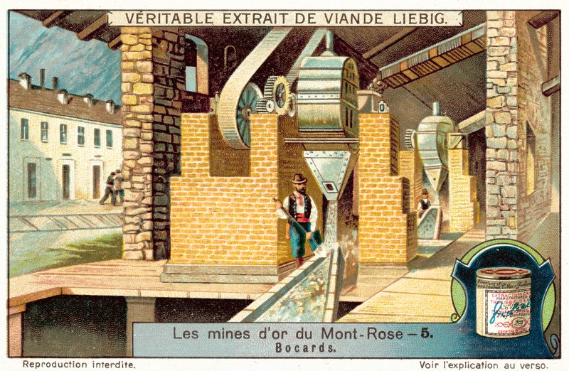 Moulin à minerai aux mines d