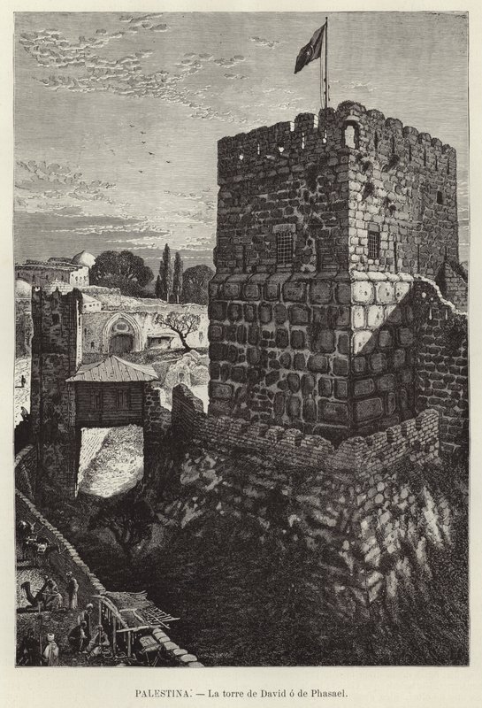 Palestine, La tour de David ou de Phasael - European School