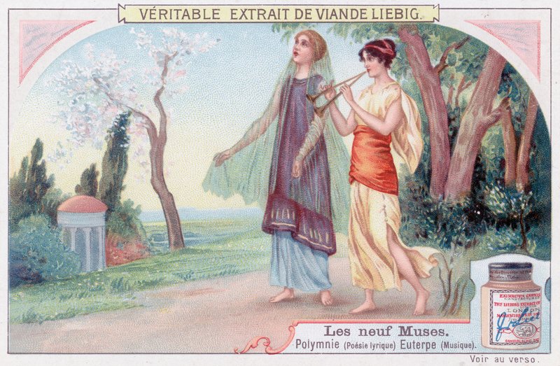 Polymnie (poésie lyrique) et Euterpe (musique) - European School