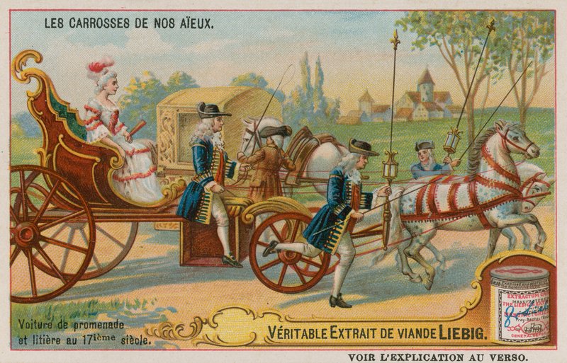 Carrosse de promenade du XVIIe siècle - European School