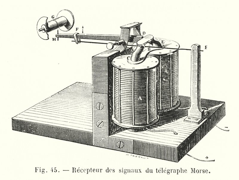Récepteur des signaux du télégraphe Morse - European School