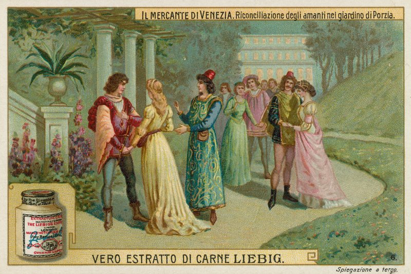 Réunion des amoureux dans les jardins de Portia - European School