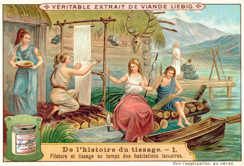 Filage et tissage dans un ancien village lacustre - European School