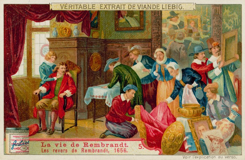 La faillite de Rembrandt - European School