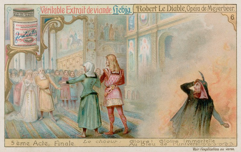 Le mariage de Robert et de la princesse Isabelle tandis que Bertram descend en enfer - European School
