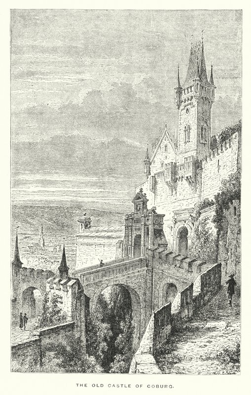 Le vieux château de Cobourg (gravure) - European School