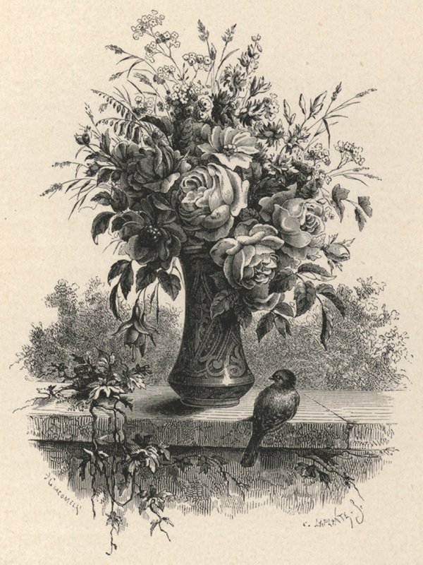 Vase de fleurs - European School