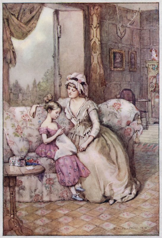 Illustration pour Cranford de Mrs Gaskell - Evelyn Paul