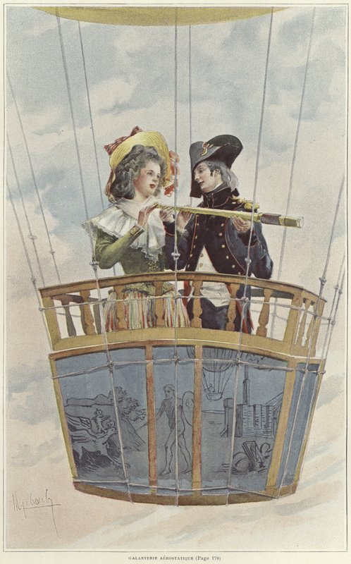 Galanterie aéronautique - Felicien baron de Myrbach Rheinfeld