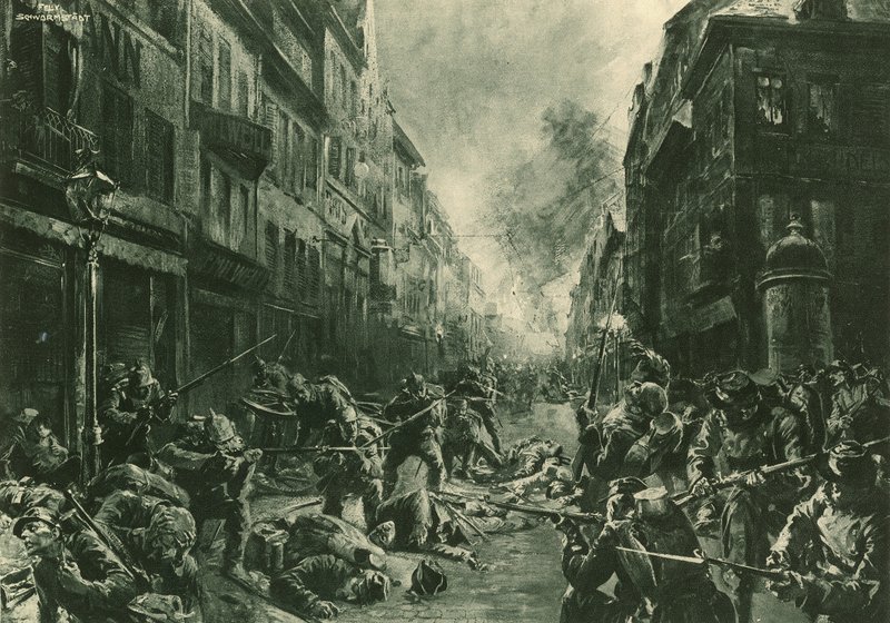 Bataille de nuit à Mulhouse - Felix Schwormstadt