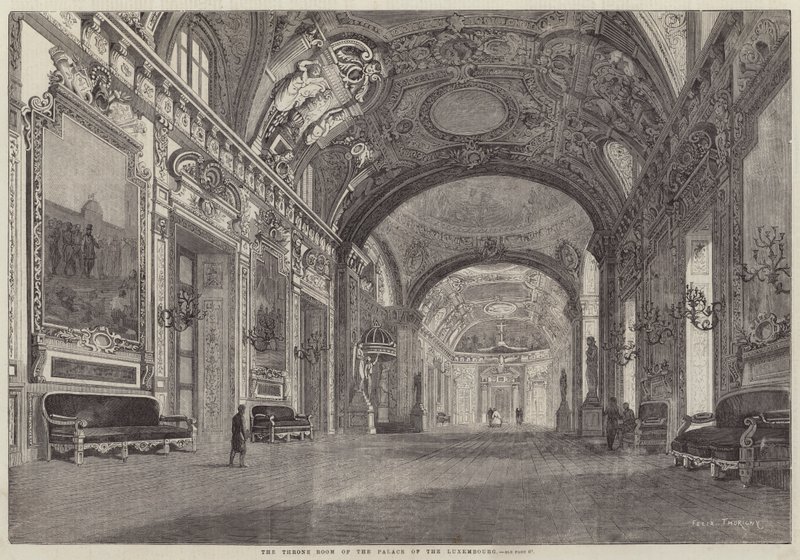 La Salle du Trône du Palais du Luxembourg - Felix Thorigny