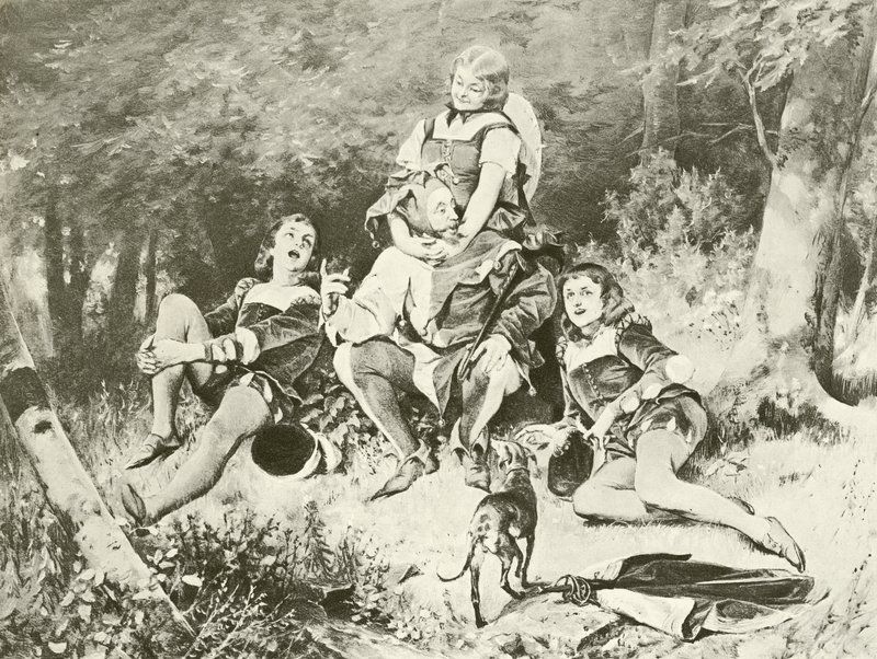 Comme il vous plaira. Acte V, Scène III - Felix Octavius Carr Darley