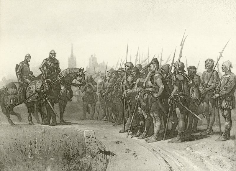 Première partie du Roi Henry IV. Acte IV, Scène II - Felix Octavius Carr Darley