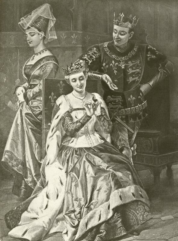 Le roi Henri V. Acte V, Scène II - Felix Octavius Carr Darley