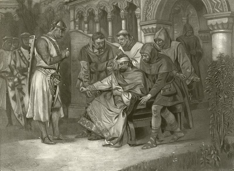 Roi Jean. Acte V, Scène VII - Felix Octavius Carr Darley