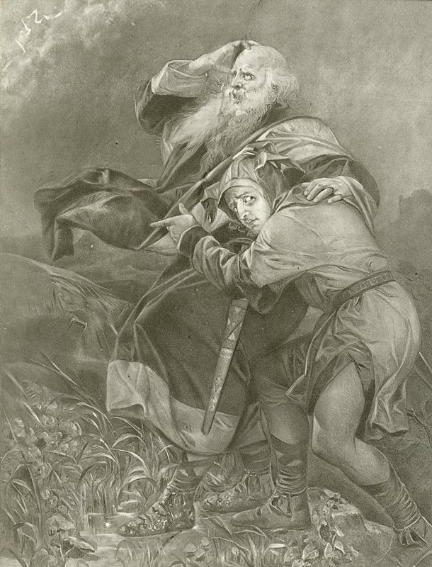 Le Roi Lear. Acte III, Scène II - Felix Octavius Carr Darley