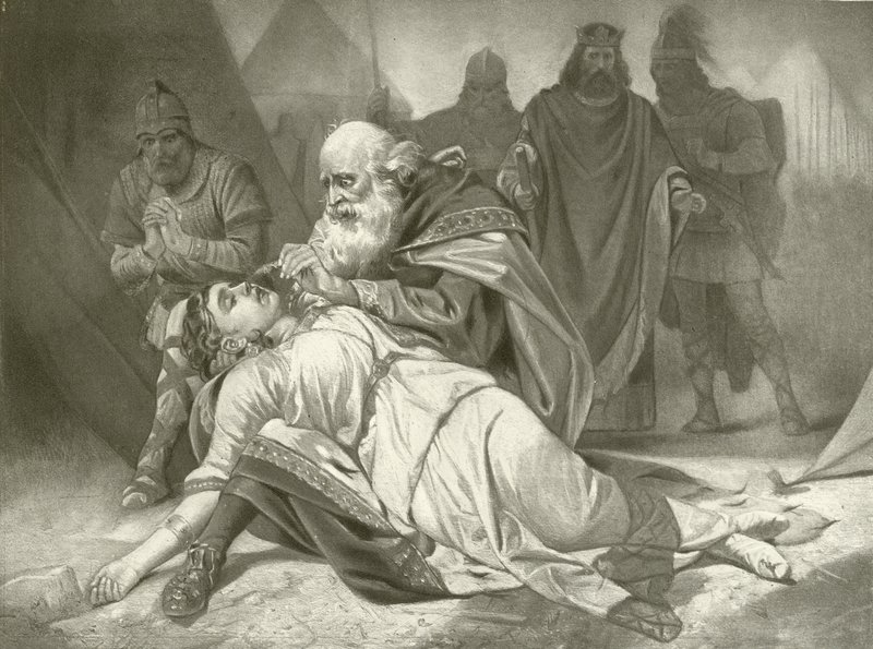 Le Roi Lear. Acte V, Scène III - Felix Octavius Carr Darley