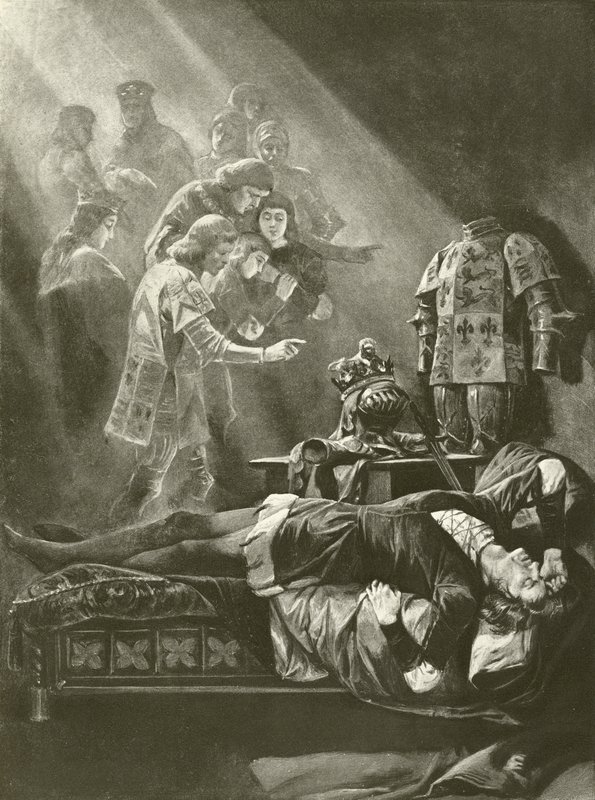 Roi Richard III. Acte V, Scène III - Felix Octavius Carr Darley