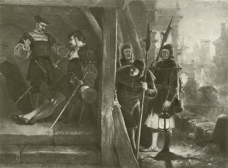 Beaucoup de bruit pour rien. Acte III-Scène III - Felix Octavius Carr Darley