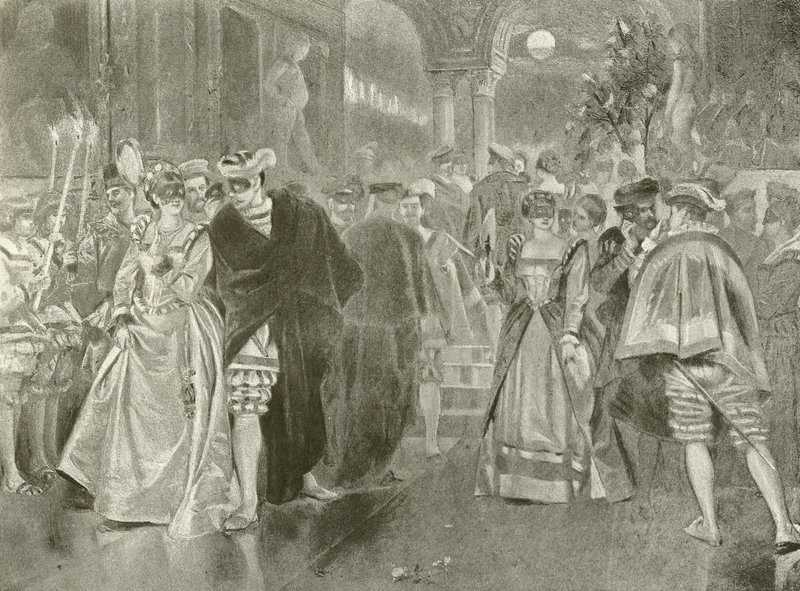 Beaucoup de bruit pour rien. Acte II, Scène I - Felix Octavius Carr Darley